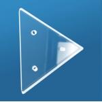 1100°C Triangular Fused Quartz Plate With Holes Customized To Your Needs