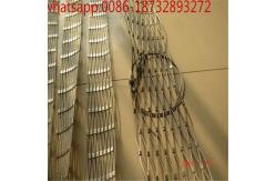 China Stainless Steel Cable Mesh Netting(knotted &ferrule type)/stainless steel rope aviary mesh / zoo animal mesh supplier