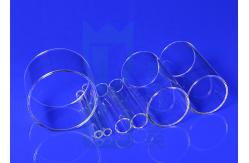 China Custom Diameter Semiconductor Quartz Testing Tubing Transparent And Opaque Polished supplier