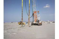 China Pile Driver Machine Sand Compaction Stone Column Deep Soil Improvement Top Feed Vibroflot supplier