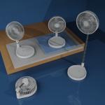 RF Control Rechargeable Handheld Foldable Portable Fan 160*301*260mm Fold Size for sale