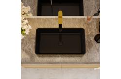 China 600*350*110mm Sanitary Ware Basin Rectangular Ceramic Bathroom Sinks supplier