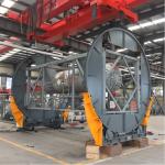 Large Automatic Turning Rolls ISO Tank Rotator 20ft 40ft Swap ISO Tank Container Rotation Machine for sale