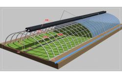 China Film Cover Winter Solar Greenhouse Kits for Extended Growing Season supplier