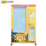 Small Business Ideas Newspaper Full Automatic Euro Currency Touchscreen Vending Machine With Card Reader for sale