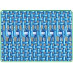 Heat Resistance Large Loop Polyester Mesh Belt For Food Industry