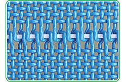 China Heat Resistance Large Loop Polyester Mesh Belt For Food Industry supplier