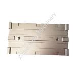 Silver CNC Steel Connector Plates Anodic Oxidation High Precision Processing