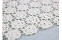 China Cotton Dying Lace Fabric Guipure French Venice Lace Wedding Dress Fabric supplier