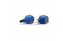 China 250VAC Rotary Switch Potentiometer 500k Potentiometer With Switch supplier