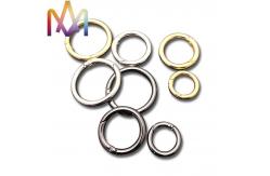 China 25MM 35MM 42MM Alloy Spring Clasp Key Ring DIY Metal Charms supplier