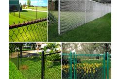 China 9 Gauge Farm Cyclone Wire 3.0mm Chain Link Mesh Fence supplier
