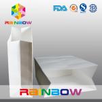 Recycled Square Bottom Customized Paper Bags / Printed Paper Shopping Bags