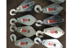 China Epoxy Resin Plate Tower Erection Tools Insulated Hoisting Tackle 8mm Rope Max Dia supplier