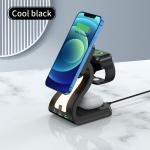Desktop Qi Wireless Fast Charger Stand 3 In 1 Wireless Charging Dock Station for sale