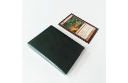 China MTG Protection Matte Black Card Sleeves 66X91mm Easy Shuffling PP Solid supplier