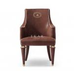 Leather Contemporary Upholstered Dining Room Chair W002D5B for sale