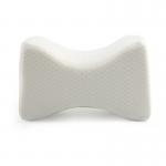 White Contour Side Sleepers Memory Foam Knee Wedge Pillow for sale