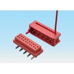 2 - 30 Pin Wire To Board Edge Connector , Electronic Cable Connectors Double Row SMT Type Puncture for sale