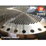 China ASME SA182 Stainless Steel Tubesheet 316L / UNS S31603 / 1.4404 Tube Plate for sale