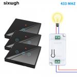 WIFI Glass Panel Homekit Smart Switch 2200W for sale