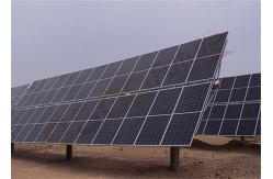 China Simple One Axis Solar Tracker 20% N-S Slope With Auto Night Position supplier