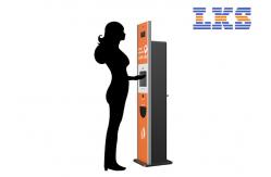 China Vertical Face Recognition Temperature Infrared No Touch Digital Thermometer supplier