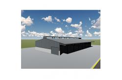 China Fireproofing Steel Structure Shed Workshop , Prefabricated Steel Warehouse Building supplier