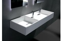 China Chemical Resistance Wall Hung Basin Rectangular Wall Mount Sink supplier