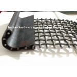Square Hole Quarry Screen Mesh Crimped Woven Wire Mesh Trommels With Curved Hook Edge for sale