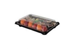 China Biodegradable Plastic Sheet Pineapple Food Cake Catering Packing Tray supplier