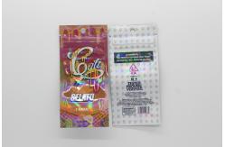 China Recoverable Plastic Weed Bag Mylar ziplockk Pouches for CBD weed Packaging VMPET supplier