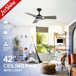 Transform Your Space with 1stshine LED Ceiling Fan Low Energy Consumption 6 Speeds 10 for sale