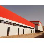 Prefab Metal Building Q235 Warehouse Steel Structure Sound Proof