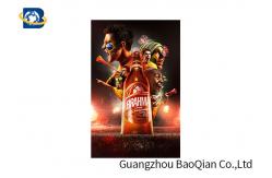 China UV Offset Printing 3D Lenticular Poster No Harm Material Eye - Catching Image Flips supplier
