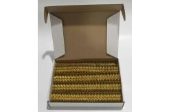 China Precut 3/8'' A4 Twin Loop Spiral Wire For Notebook / Calendar Binding supplier