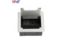 China Flush Mount Electrical Desktop Power Socket Box Flip Up Socket supplier