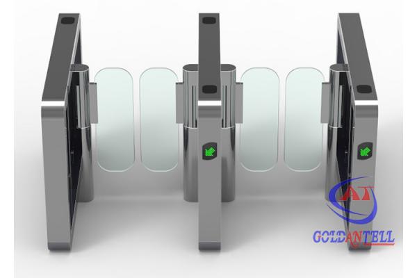 Full Automatic Access Control Flap Barrier QR Code Reader Full Height