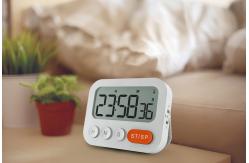 China 90dB Indoor Outdoor Thermometer Digital Timer Clock With Alarm supplier