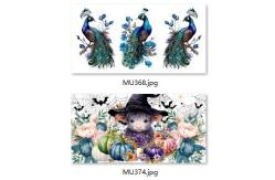 China Free Artwork Services 16oz Custom UV 3D Transfer Stickers supplier