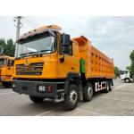 SHACMAN Heavy Duty Tipper Truck F3000 8x4 375Hp EuroV Yellow Dump Truck for sale