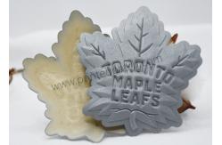 China Leaf Shape 8C 3M Reflective Labels Embossed TPU Patches Customized supplier