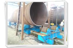 China Fit Up Hydraulic Adjustable Welding Rollers Used In Pipe Growing Line supplier