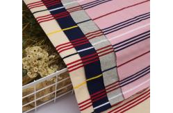 China Textured Breathable Healthy And Durble Striped Knit Fabric For T-Shirt supplier