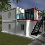 Factory Luxury Modern Design Hotel Shipping Detachable Container House Small Residential Prefab Houses for sale