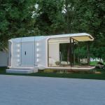 Environmentally Friendly Capsule Container House Prefab Outdoor Office Pod for sale