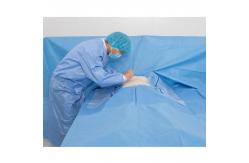 China EO Sterilized Hip U Drape Surgical Hip Drape With Pouch Customized supplier
