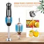 Small kitchen appliances 5 in 1 800 watts 12 speeds and turbo mode immersion blender for sale