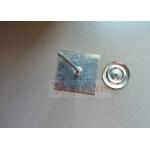 12ga Mild Steel Fixing Rockwool Insulation Fasteners Hanger Nails With Double Side Tape  