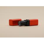 Frosted Matt Red Empty Lipstick Bottles Square Shape For Personal Care for sale